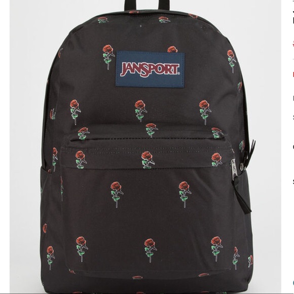 rose icon jansport backpack